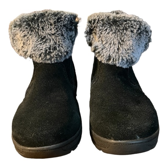 Khombu Jessica Side Zip Booties With Faux Fur Trim Woman’s Size 7M - Picture 2 of 13